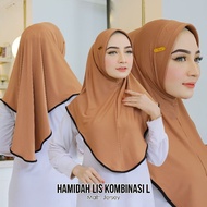 RN Hijab - Daily Penguin Instant Hijab with Combination List Size ML || Hamidah Combination Bergo Hi
