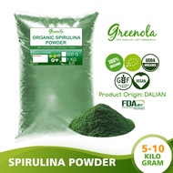 Greenola Organic Raw Spirulina Powder (Bulk) 5 Kgs 10 Kgs