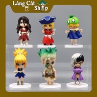 (Odd) Combo Set of 6 Dr Stone Anime/Manga Figure Models (Stone Doctor, Fossil World)