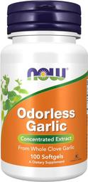 Now 無味大蒜 25毫克 100粒 Odorless Garlic