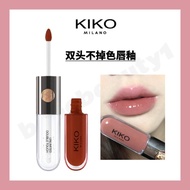 KIKO双头唇釉 不沾杯不掉色 KIKO MILANO Double Touch Liquid Lip Gloss Lip Glaze