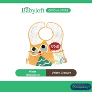 Lucky Baby Primo Eezee Clean Bib - Owl 6+ Months