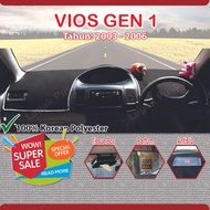 PROMO DISKON Penutup Dashboard Mobil Vios Gen 1 - Penutup dasbor mobil presisi - Alas Pelindung dasb