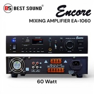 ENCORE EA1060  60W  Compact PA Amplifier With 2 Zone Selector For Background Music & Speech
