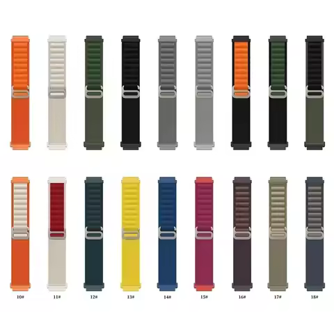 Alpine Loop For Samsung Samsung Galaxy Watch 7/FE/6/5Pro/4 Classic/Xiaomi Watch S4 Nylon bracelet Re