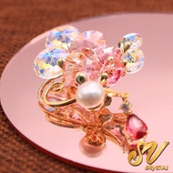 SV Crystal QZLXR15382 Premium Baby Brooch Kerongsang Pin Tudung Shawl Bawal Hijab Brooch Bahu