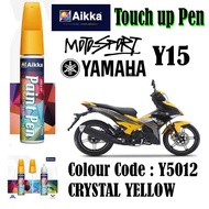 [AIKKA] YAMAHA Y5012 Y15 CRYSTAL YELLOW Paint Pen YAMAHA Original Stock Color - Pen & Brush Repair M