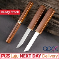 DUAL ECLIPSE 💖 Double Stainless Steel Knife Double-sided Blade Mini Fruit Cutter Pisau Berkembar 双刀