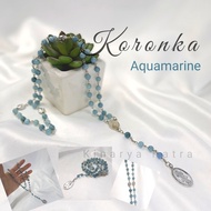 Rosario koronka Aquamarine