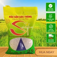 Gạo ST 25 Đặc Sản Sóc Trăng - Gạo Thơm Thượng Hạng  Túi 10kg