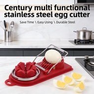Manual Century egg cutter, slicing tools, stainless steel, multi-functional, household egg cutting