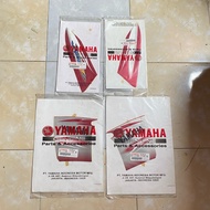 MERAH Yamaha jupiter z 2007 OUTER WING sticker Striping red silver Original YGP 2P2-F8368-60 2P2-F83