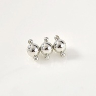 [1pcs] Silver magnet bracelet 8mm round magnet round magnet