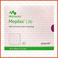 284100 Molnlycke Mepilex Lite Thin Foam Dressing 10cm x 10cm 5's