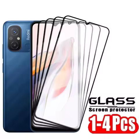 1-4Pcs Tempered Glass For Xiaomi Redmi Note 13 12 11 10 9 8 Pro 5g 12C 10C 13C Poco X5 X6 X3 X4 F6 F
