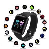 116 PLUS Waterproof Smart Wristbands Fitness Sports Tracking Color Screen Smart Watch Heart Rate Blood Pressure Fitness