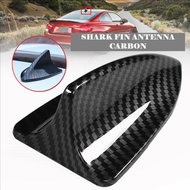 Car Antenna Carbon Fiber Shark Fin Roof Antenna Cover Car Radio FM/AM Antenna Decorate Axia Myvi Sag