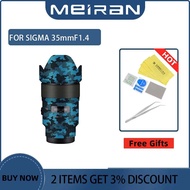 Camera Lens Sticker Wrap Film Anti-Scratch Protective Film Cover For Sigma 35mm F1.4 Art 35mm F1.4 D