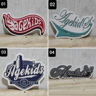 AGEKIDS Pop Punk Stickers (Vinyl Material)