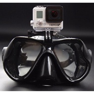 Diving Snorkel Mask Mount Swim Glass GoPro SJCAM XiaoYi Camera