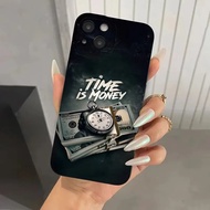 Time Is Money Dollar Phone Case For IPhone 16 15 14 13 12 11 Pro Max X XR XS 7 8 Plus Mini SE 2020 2