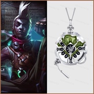 SY LOL Arcane League of Legends Ekko Stopwatch Necklace Children Birthday Gifts Game Peripherals