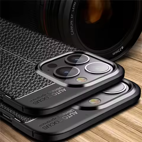 For Apple iPhone 13 Pro Max Case Cover For Apple iPhone 13 16 15 14 Pro Max Coque TPU Soft Leather B