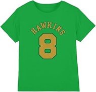 Hawking No 8 Kids T-Shirt, Green (Kelly green), 7-8 Jahre