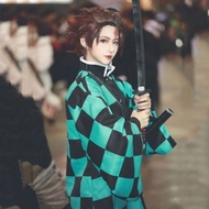 Cosplay Demon Slayer Kamado Tanjiro haori Demon Slayer team men's C Cheap Clothing