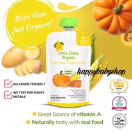 Little Etoile Organic Baby Puree Food For 6 Months + And Above - Sweet Potato, Pumpkin & Corn (120g)