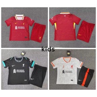 24-25 Liverpool Home Away Children's Football Set Sports KIDS Jersey