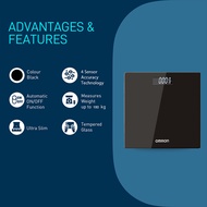 Omron weight scale ที่ชั่งน้ําหนัก เครื่องชั่งน้ำหนักดิจิตอล 180KG LED จอแสดงผลแบบ แสดงอุณหภูมิ เครื