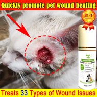 100ml Pet Wound Spray Pet Antibacterial Spray for Skin Wound Repair Fluid for Dogs and Cats