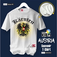 AUSTRIA VIENNA SOUVENIR T-SHIRT, WEAR ASEAN COUNTRYTAG, PE MATERIAL, PREMIUM GIFT SOUVENIR