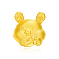 CHOW TAI FOOK 999 Pure Gold Pendant -12 Animals of the Chinese Zodiac(Rabbit) R20671
