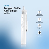 Mochoe COD VS08 Tripod Remote Tongsis Bluetooth 130CM 4 Kaki Stainless Steel Tongsis hp Selfie Stick