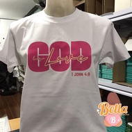 BIBLE VERSE T-SHIRT DESIGN "GOD is Love" 1 John 4:8