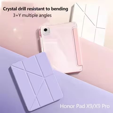 Y Folding Deformation Tablet Case for New Honor Pad 10 9 12.1 X9a 11.5 Inch X8A X9 Pro V9 Acrylic Ha