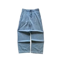 Gu Baggy wide pants