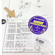 EX5 KLIP PIPE HOSE CARB (1PCS) ORIGINAL 100% JAPAN