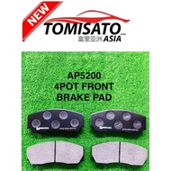 AP RACING AP5200 4POT BRAKE PAD FRONT (NEW CHINA)