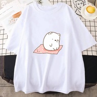 Sumikko Gurashi Men and Women Hip-hop Harajuku Oversized Short Sleeves Tee Shirt Pink 100% Cotton Ka