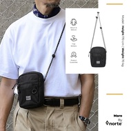 Norte Small Sling Bag Maro - Black - Cordura Sling Bag Man