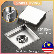 Floor Drain Grating Stainless Steel Floor Trap Anti Insect Trap Anti Smell Anti Odor Drain Cover