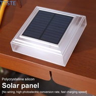 TTSTE Solar Post Light, Waterproof Solar Powered Solar Column Headlight, Pillar Head Lighting Square