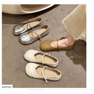 Women's doll shoes with straps, women's flat shoes (oder)