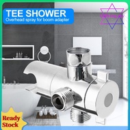 Shower Head Diverter Valve 3 Way Tee Connector Sanitary Outlet Water Distributor T Adapter for Toile