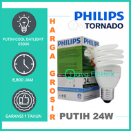 Lampu Philips Tornado 24W 24 Watt W 24Watt Putih Cool Daylight Original Lampu Spiral Hemat Energi