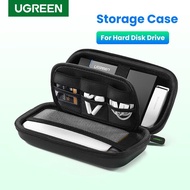 UGREEN Hard Disk Drive Case for 2.5 inch External Hard Drive Portable HDD SSD Box for Power Bank Storage Case Travel Bag
