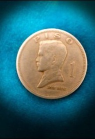 [包郵]**菲律賓披索10元舊鈔+舊1元披索硬币(馬可斯肖像)